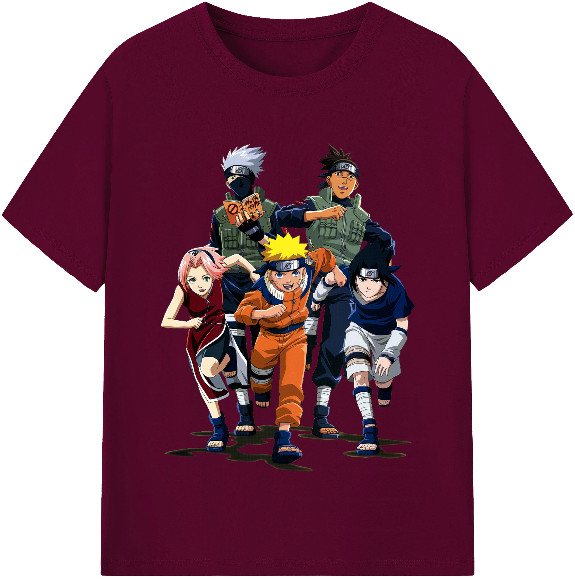 （画像用） NARUTO -ナルト- うずまき ナルト Uzumaki Naruto レディースカジュアルプリントTシャツ（綿100％）